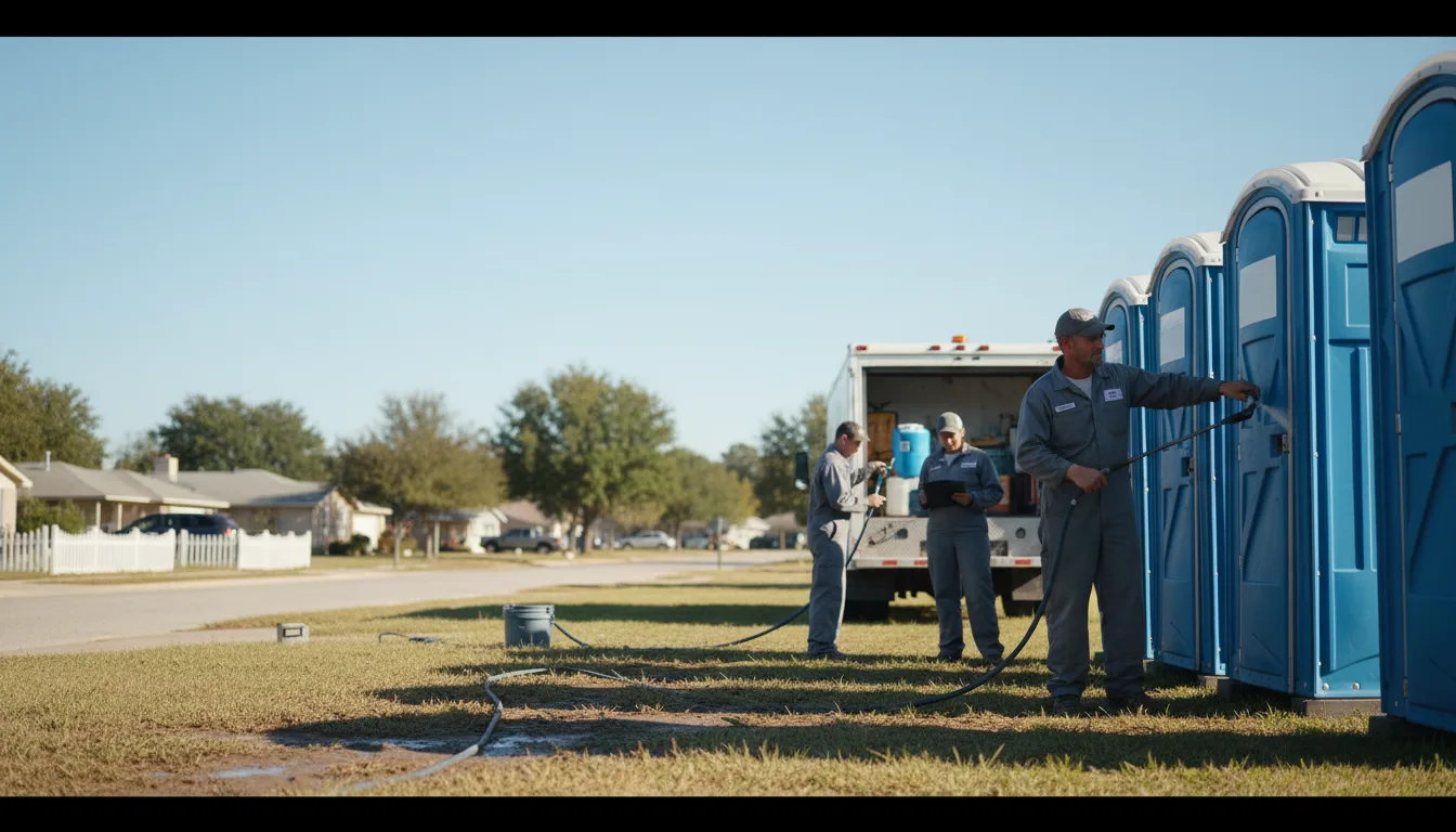 Long-Term Portable Toilet Rental in Dale, IN near me
